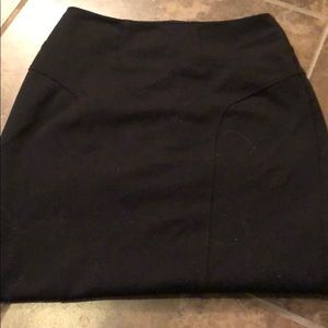 Black pencil skirt